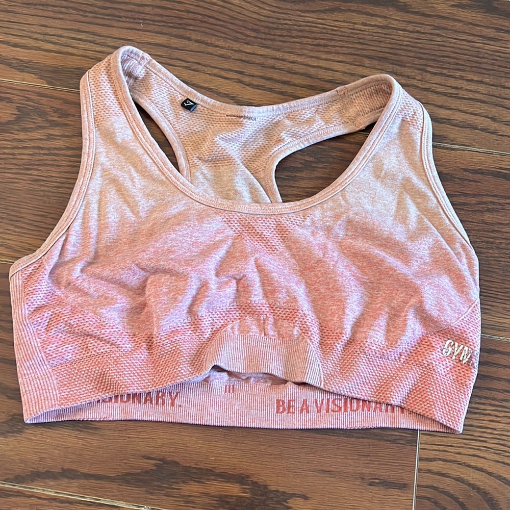 Ombré gymshark seamless sports bra